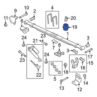 Ford OE - Rear Coil Spring Damper
