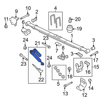 Ford OE - Rear Suspension Shock Absorber