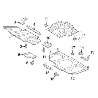 Ford OE - Front Bumper - Bumper & Components (Skid Plate), (Raptor)
