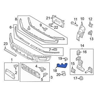 Ford OE - Front Left Mud Guard