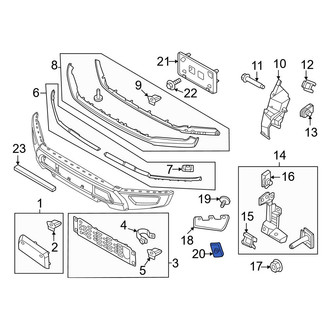 Ford OE - Mud Guard Nut