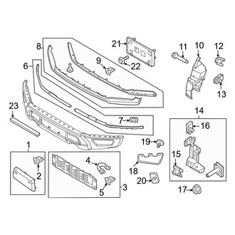 Ford OE - Front Bumper - Exterior Trim (Raptor)
