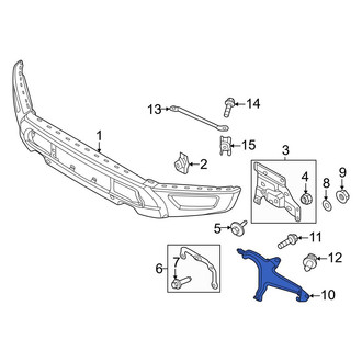 Ford OE - Front Left Outer Bumper Face Bar Bracket