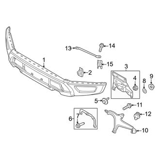 Ford OE - Front Bumper - Bumper & Components (Bumper & Mounts), (Raptor)