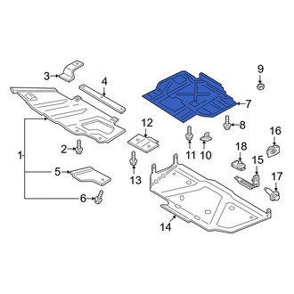 Ford OE - Front Powertrain Skid Plate