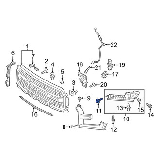 Ford OE - Wheel Arch Molding Screw