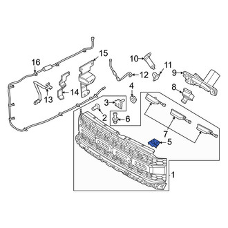 Ford OE - Bumper Cover Spacer Panel Clip