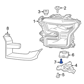 Ford OE - High Intensity Discharge (HID) Lighting Ballast Screw