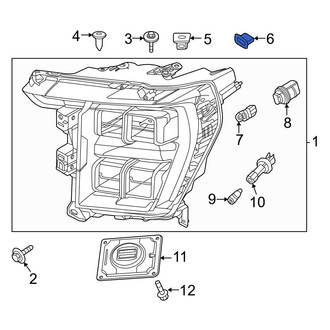 Ford OE - Headlight Fastener Clip