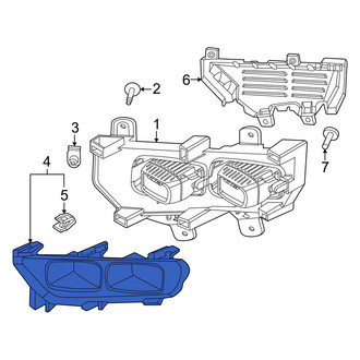 Ford OE - Front Right Fog Light Trim