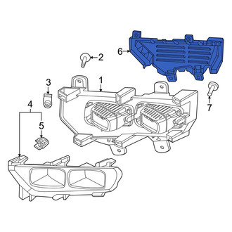 Ford OE - Front Left Fog Light Cover
