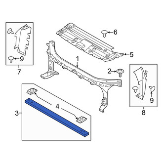 Ford OE - Front Radiator Support Tie Bar