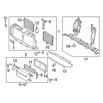 Ford OE - Radiator Support - Splash Shields (Raptor)