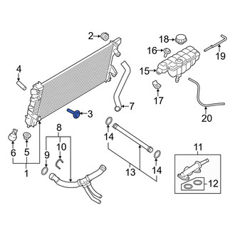 Ford OE - Radiator Mount Bolt