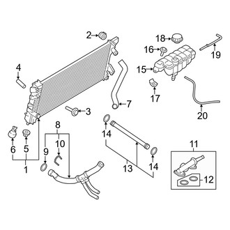Ford OE - Cooling - Radiator & Components (Raptor)