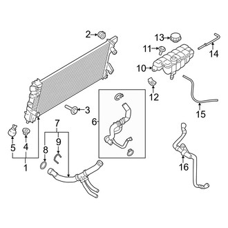 Ford OE - Cooling - Radiator & Components (Raptor)