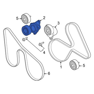 Ford OE - Right Accessory Drive Belt Tensioner Assembly