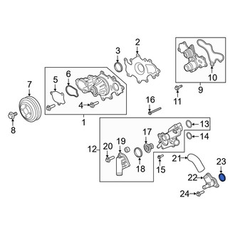 Ford OE - Engine Coolant Water Outlet Seal