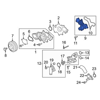 Ford OE - Engine Auxiliary Water Pump