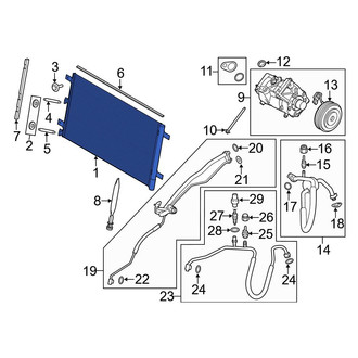 Ford OE - A/C Condenser
