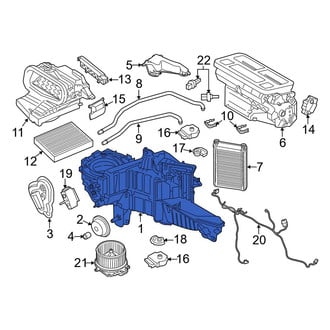 Ford OE - HVAC Unit Case Assembly