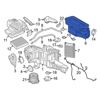 Ford OE - HVAC Air Inlet Housing