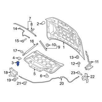Ford OE - Front Hood Stop Buffer