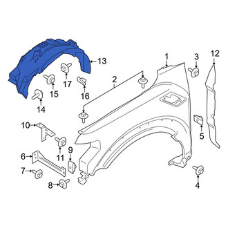 Ford OE - Front Left Fender Splash Shield