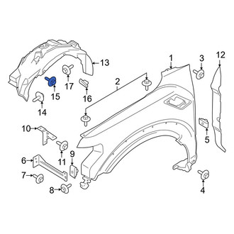 Ford OE - Stone Deflector Screw