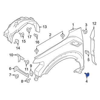 Ford OE - Fender Rivet
