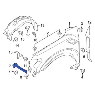 Ford OE - Left Fender Brace