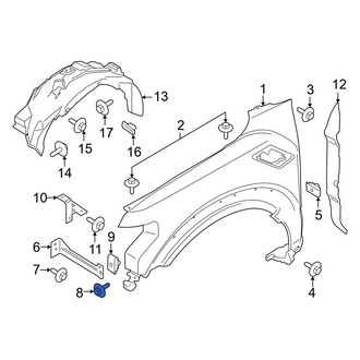 Ford OE - Lower Fender Support Bolt