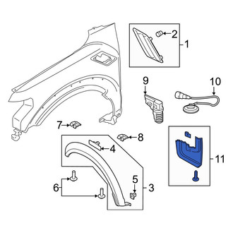 Ford OE - Front Mud Flap