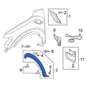 Ford OE - Front Right Fender Flare