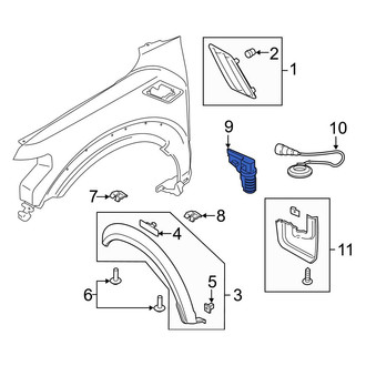 Ford OE - Front Left Cowl Side Panel