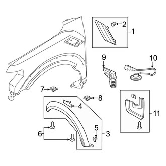Ford OE - Fender - Exterior Trim (Raptor)