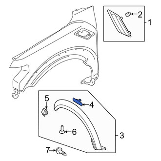 Ford OE - Hood Scoop Clip