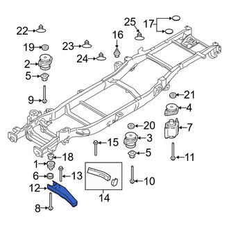 Ford OE - Left Body Mount Cushion Bracket
