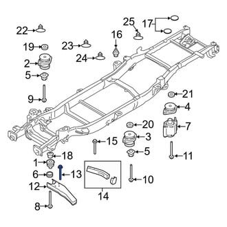 Ford OE - Frame Rail Bolt