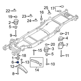 Ford OE - Lower Body Mount Cushion