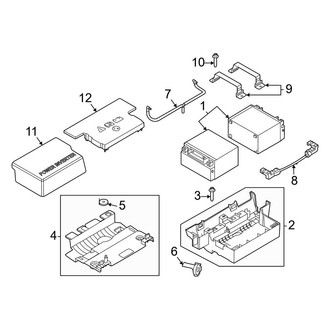 Ford OE - Electrical - Battery (Rear), (Raptor)