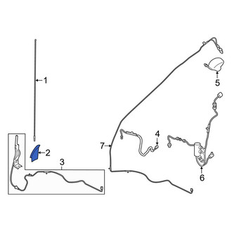 Ford OE - Radio Antenna Cover