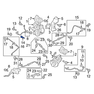 Ford OE - Right Turbocharger Boost Pressure Solenoid Filter