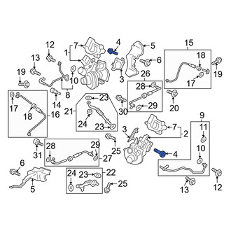 Ford OE - Turbocharger Mounting Bolt