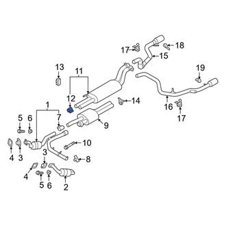 Ford OE - Exhaust Clamp