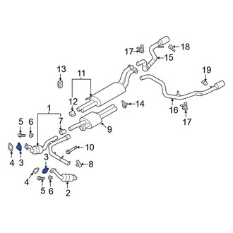 Ford OE - Catalytic Converter Flange