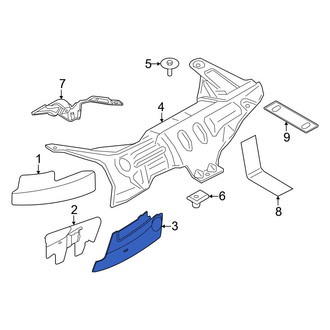 Ford OE - Front Right Floor Pan Heat Shield