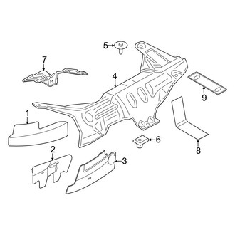 Ford OE - Exhaust System - Heat Shields (5.2L)