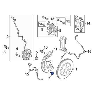 Ford OE - Brake Dust Shield Bolt