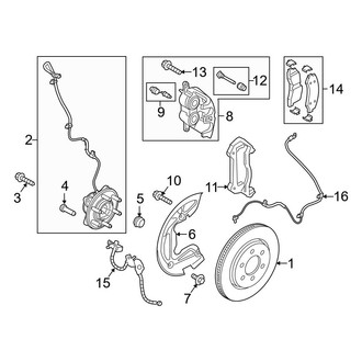 Ford OE - Front Suspension - Brake Components (Raptor)
